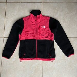 The North Face Denali Jacket Full Zip Fleece Women's Sz XS Black Pink